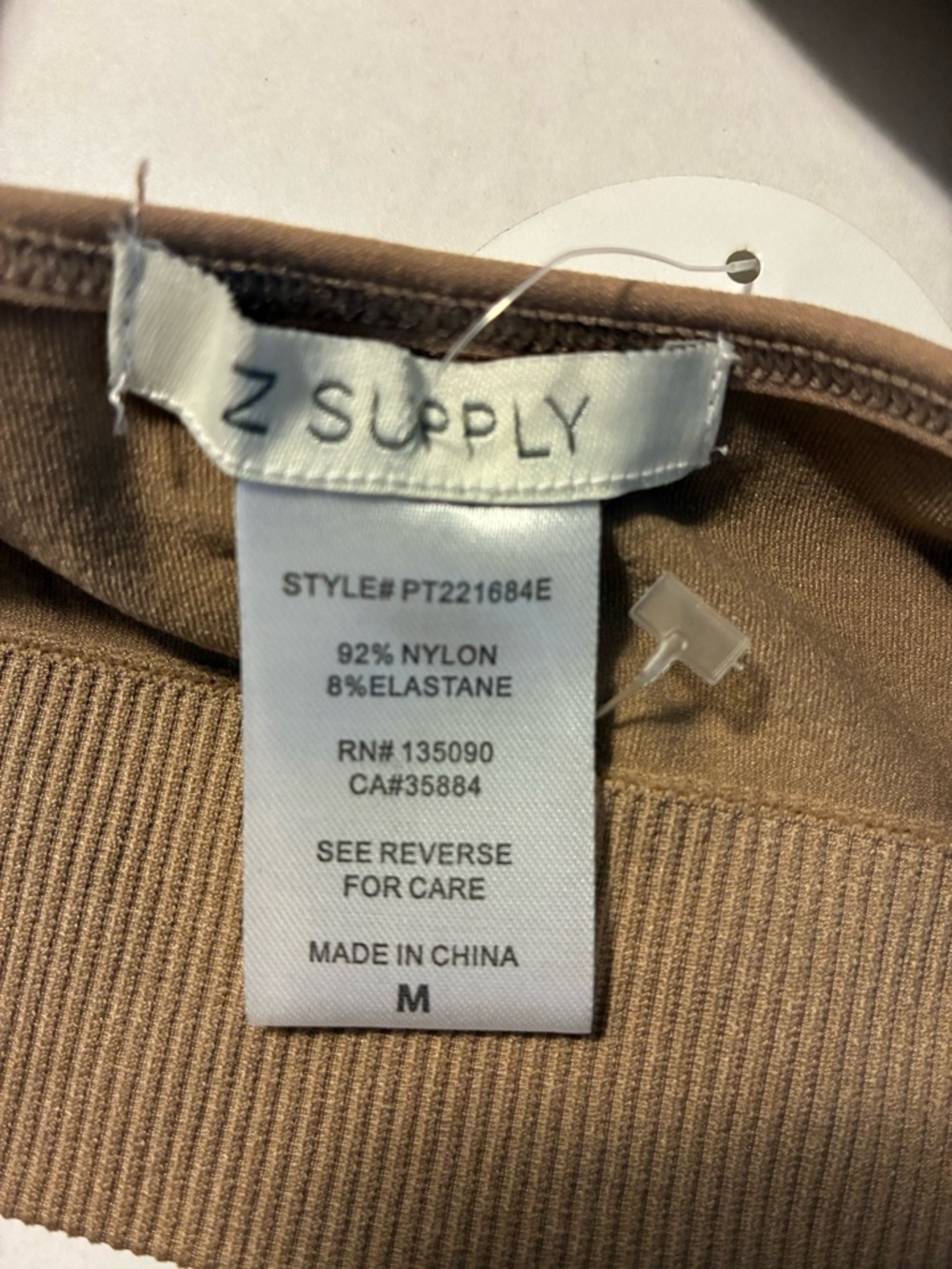 NWT Evereve Z Supply Dessert Beige Nude Misha So Smooth T-Shirt Bra size Medium - Picture 6 of 7